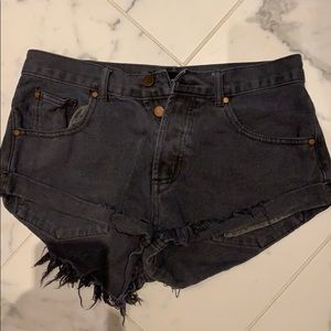 Mustard seed black shorts